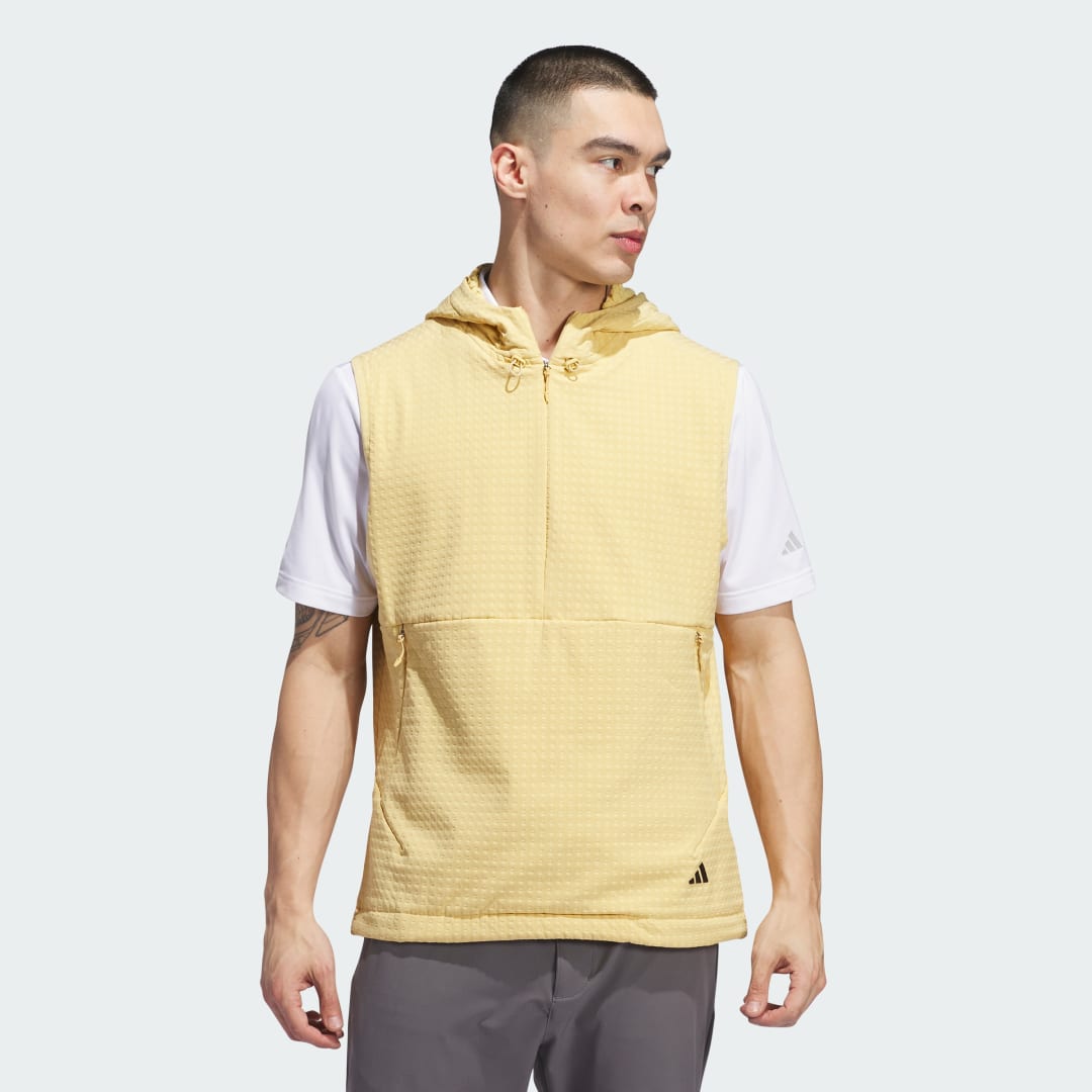 Пуловер adidas Performance Ultimate365 Tour Half-Zip Golf Vest Жълто | IW2818, 0