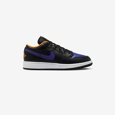 Кецове и обувки Jordan Air Jordan 1 Low Lakers Черно | 553560-075, 3