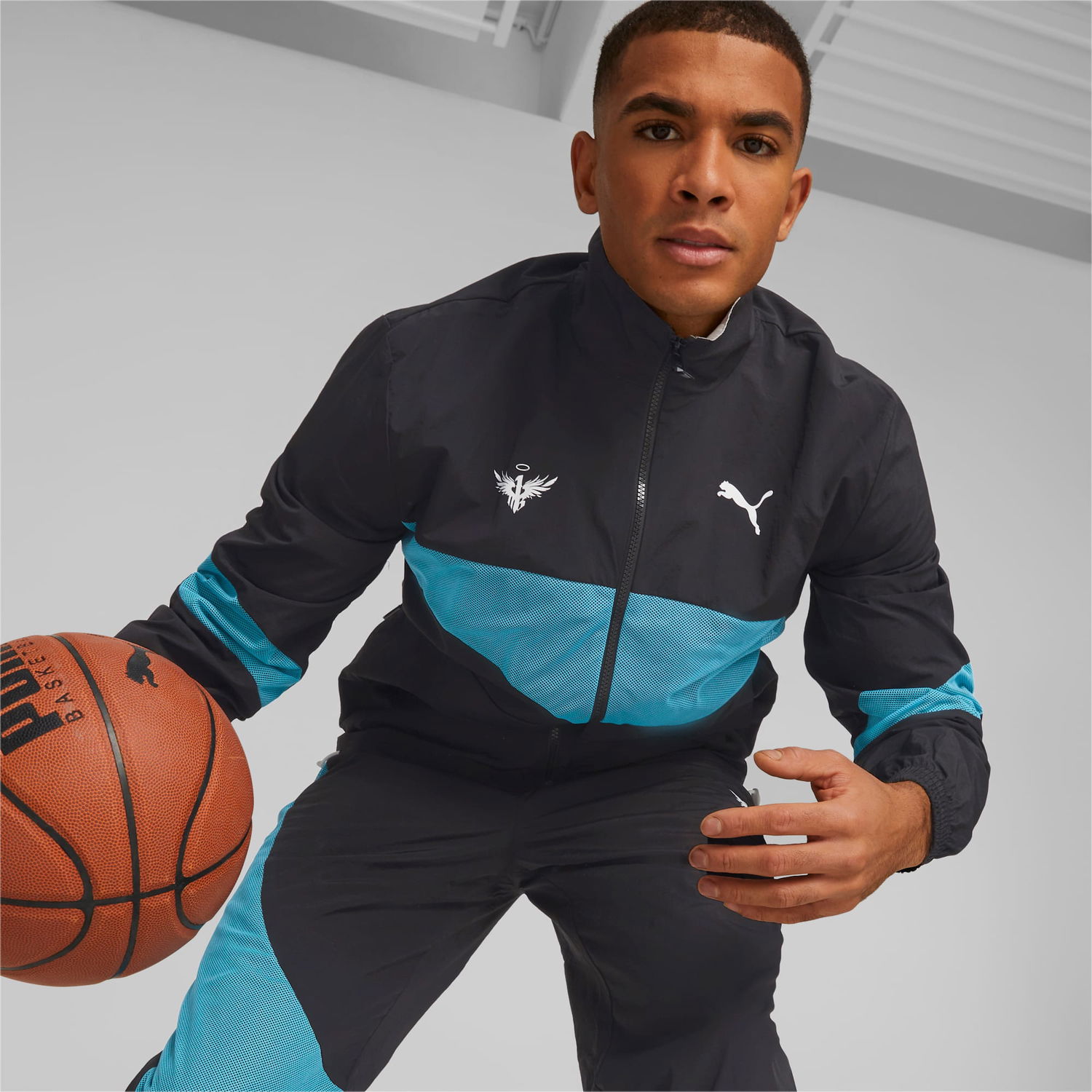 Яке Puma Melo Clyde Basketball Jacket Черно | 537997_01, 0