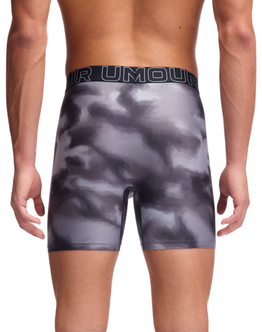 Боксерки Under Armour Under Armour Print 6in Boxer Shorts, 3-Pack Сиво | 1383885-024, 2
