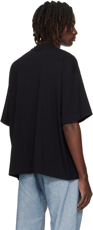 Тениска VETEMENTS VETEMENTS 'Trash' Embroidered T-Shirt Черно | UH76TR540B, 2