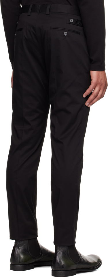 Панталони Dolce & Gabbana Dolce&Gabbana Twill Trousers Черно | GY6IEZGJ090, 2