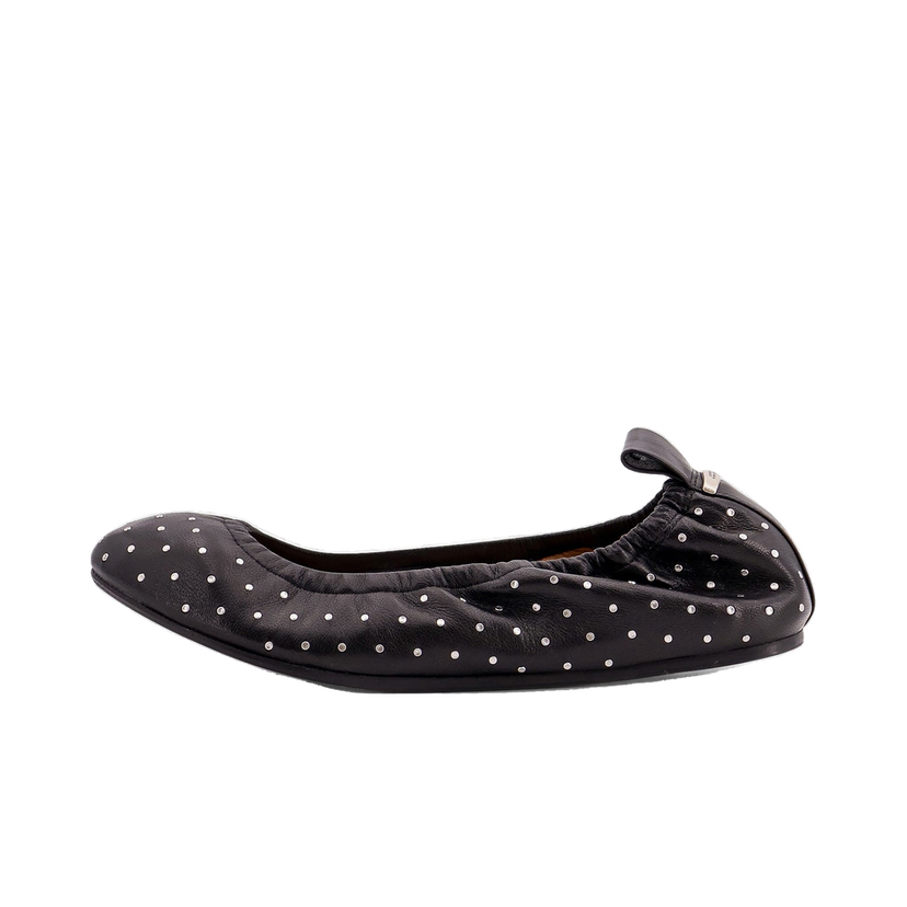 Кецове и обувки ISABEL MARANT Black Studded Leather Ballet Flats Черно | BN0005FAC1A27S01BK