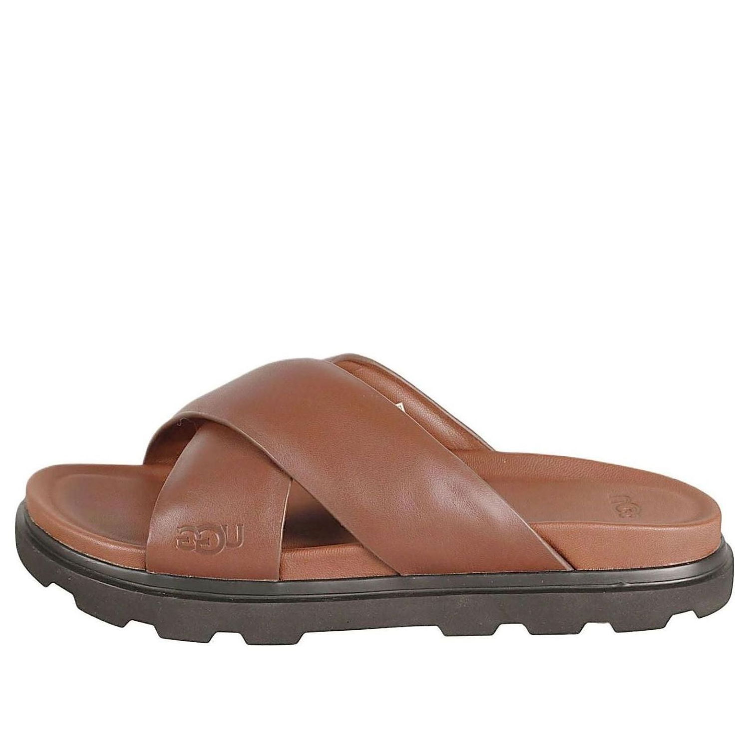 Кецове и обувки UGG Capitola Cross Slide Sandals Кафяво | 1153076-COG, 0