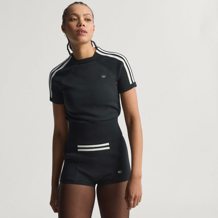 Тениска adidas Performance Cali Sock T-Shirt Черно | JW2518