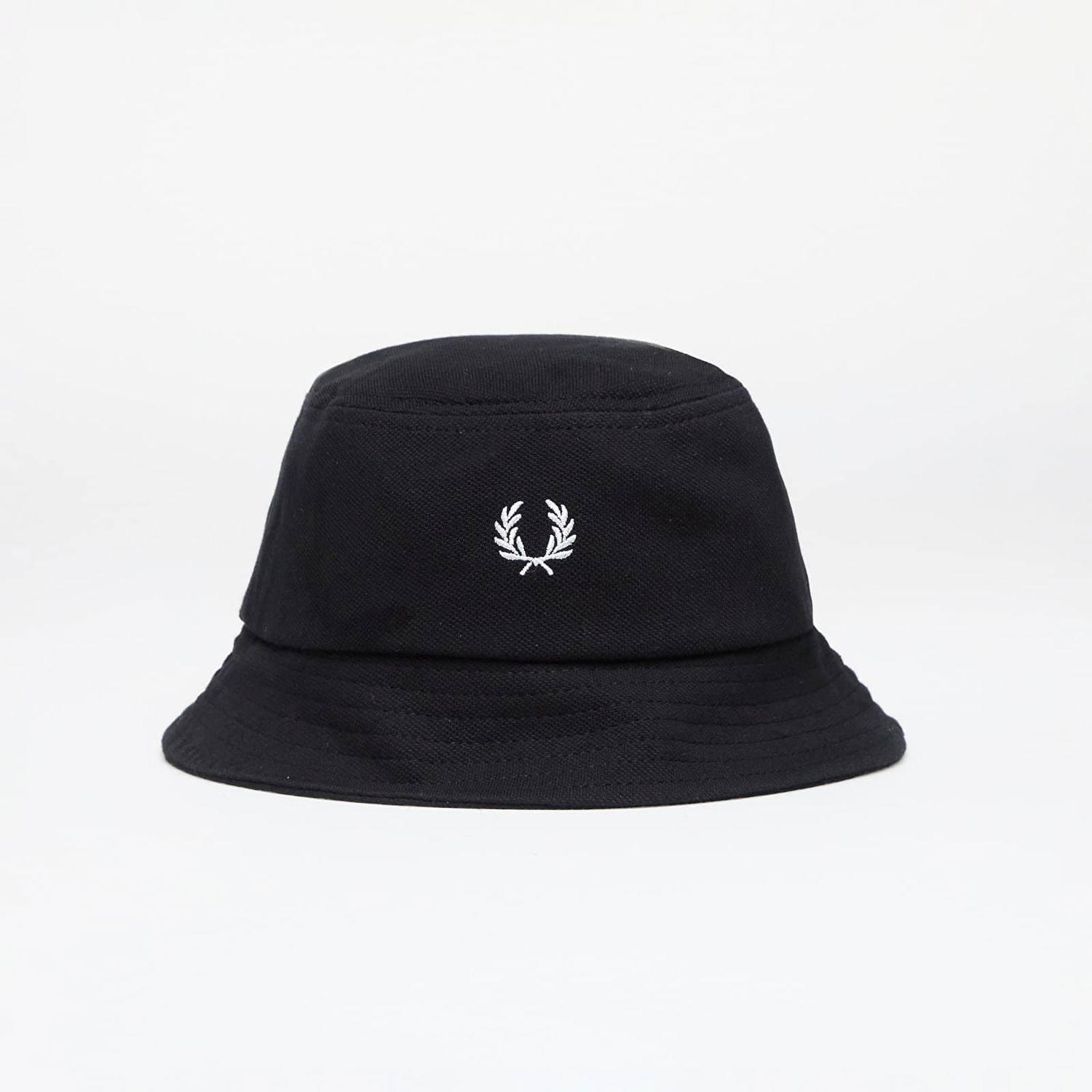 Шапка Fred Perry Hat Pique Bucket Hat Black/ Snow white Тъмно синьо | HW6730 843, 0