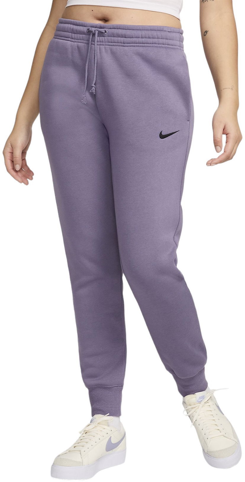 Спортни панталони Nike W NSW PHNX FLC MR PANT STD Лилаво | fz7626-509