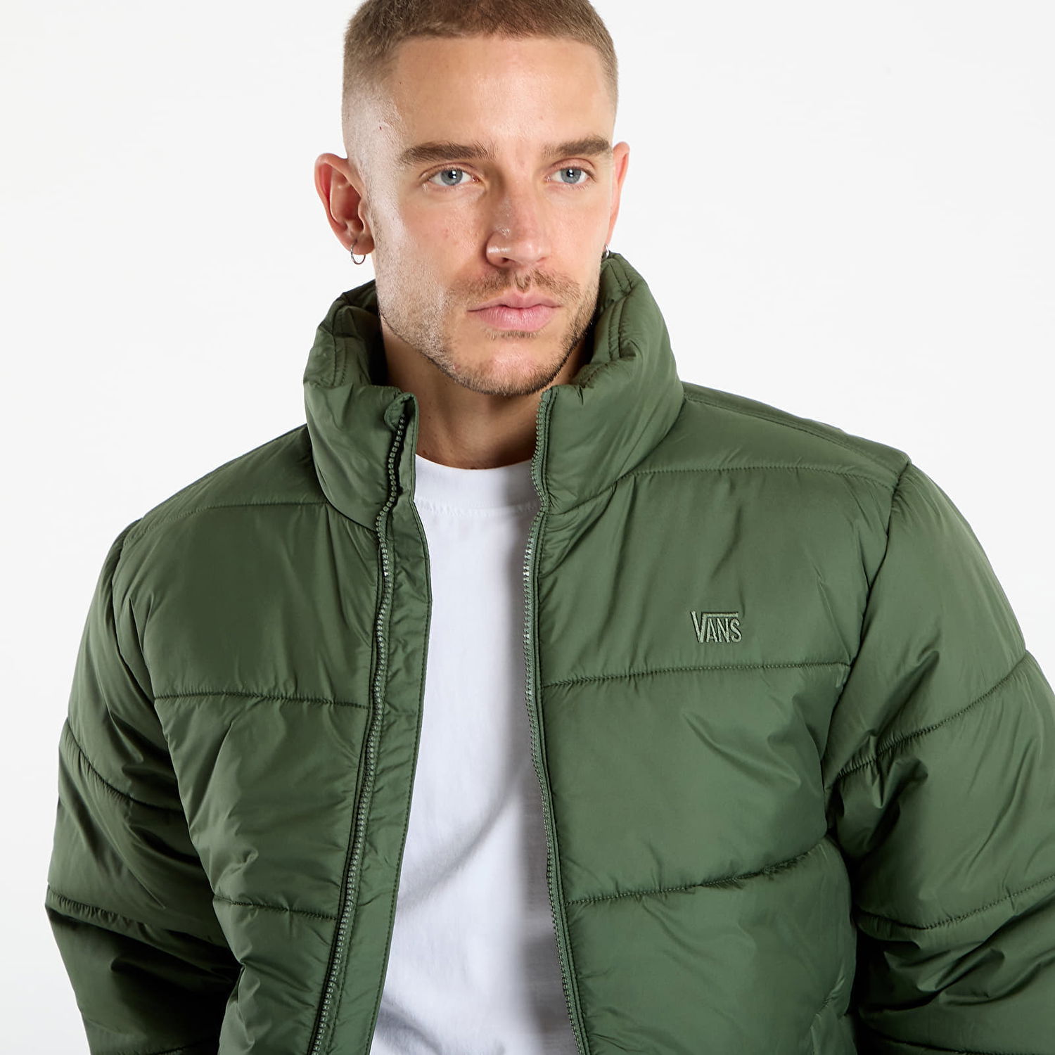 Пухо яке Vans Hillgate Puffer Jacket Зелено | VN000PJ9EN6, 1