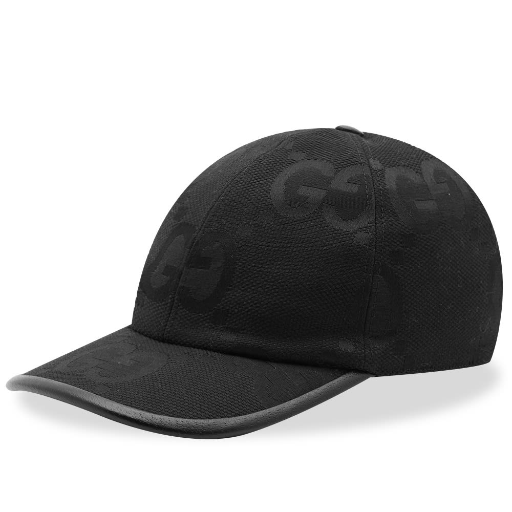 Шапка с козирка Gucci Tonal Jumbo GG Cap Черно | 727562-4HAVS-1060, 0