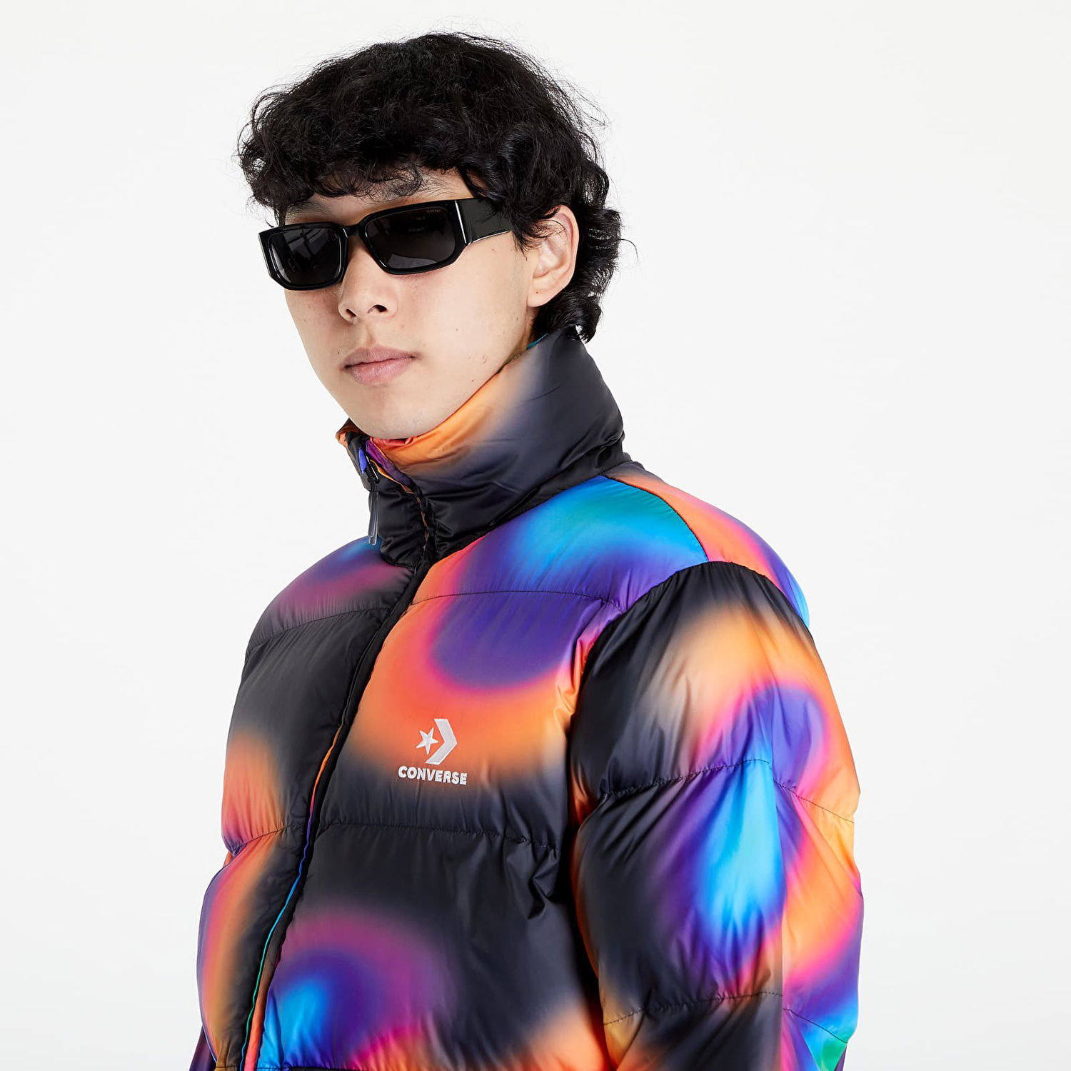 Пухо яке Converse Printed Puffer Jacket Thermo Heat Signature Многоцветен | 10024058-A01, 1