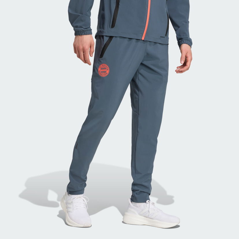Спортни панталони adidas Performance FC Bayern Tiro 25 Competition Travel Pants Сиво | JV5344