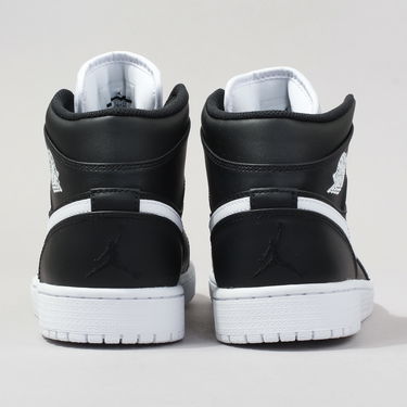 Кецове и обувки Jordan Air Jordan 1 Retro Mid "Black White" Черно | 554724-038, 3