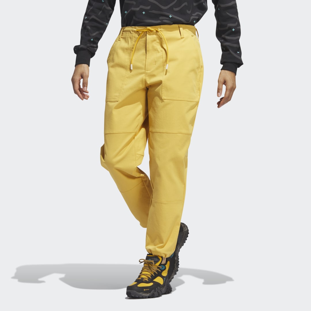 Спортни панталони adidas Performance Adicross Golf Trousers Жълто | IB1968, 0