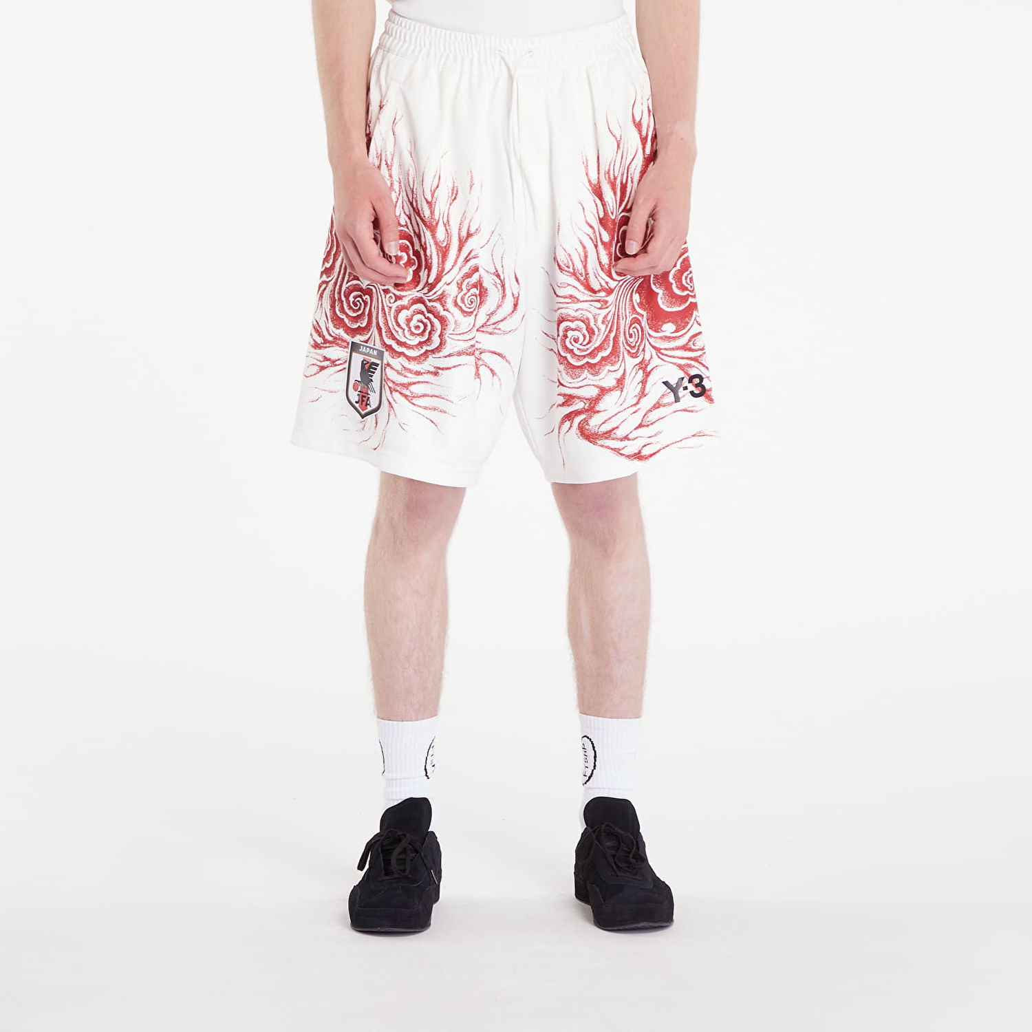 Къси панталони Y-3 JFA Graphic Shorts Core Бяло | JC7569, 0