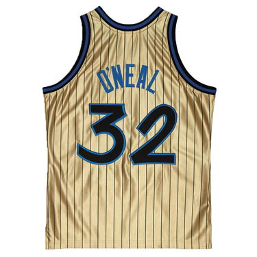 Фланелка Mitchell & Ness Orlando Magic Shaquille O'Neal 75th Gold Swingman Jersey Металик | SMJY4398-OMA93SONGOLD, 1
