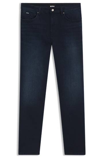 Дънки BOSS BOSS Delaware Slim-Fit Stretch Denim Jeans Тъмно синьо | 50544927, 0