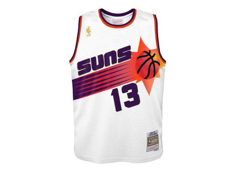 Фланелка Mitchell & Ness Mitchell & Ness Phoenix Suns Steve Nash Swingman Jersey Бяло | 9N2B7BHM0-SUNSN-Y96