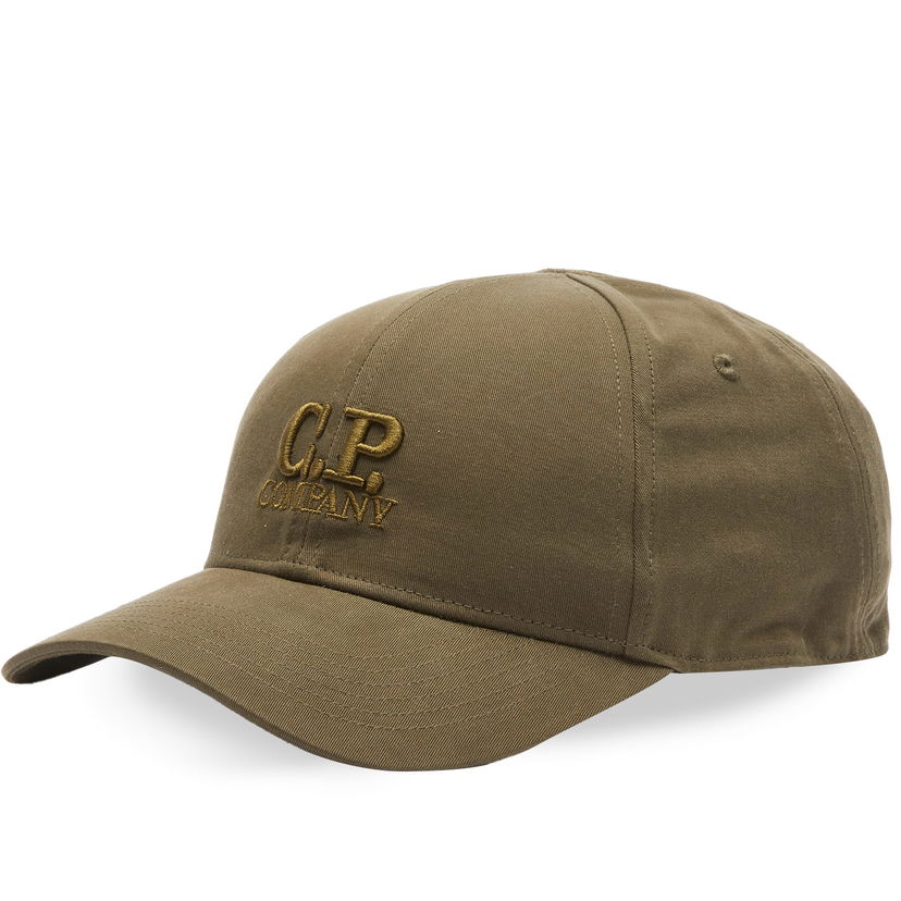 Шапка с козирка C.P. Company Gabardine Logo Cap Кафяво | CMAC282A-006288A-683