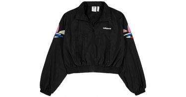 Ветровка adidas Originals Adicolor Shattered Cropped Woven Track Jacket Черно | h22866, 1