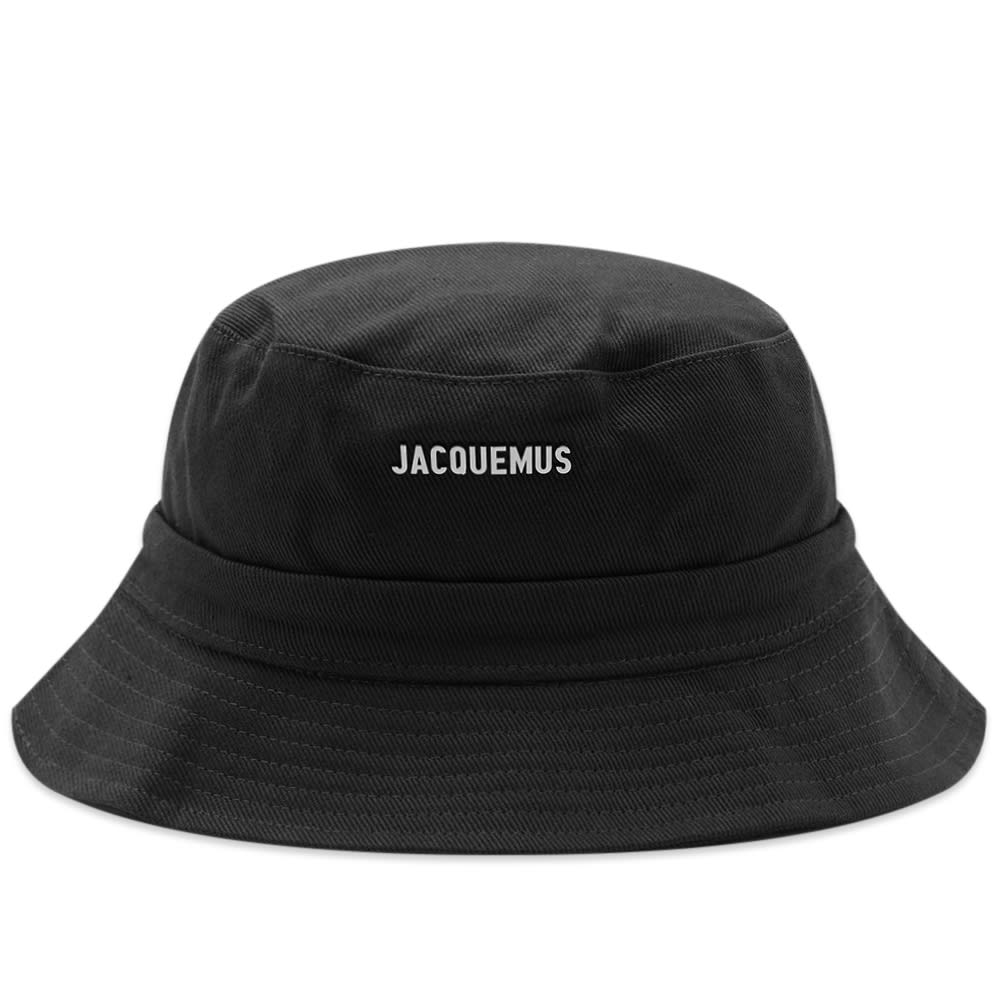 Шапка Jacquemus Le Bob Gadjo Bucket Hat Черно | 22H223AC001-5001-990, 0