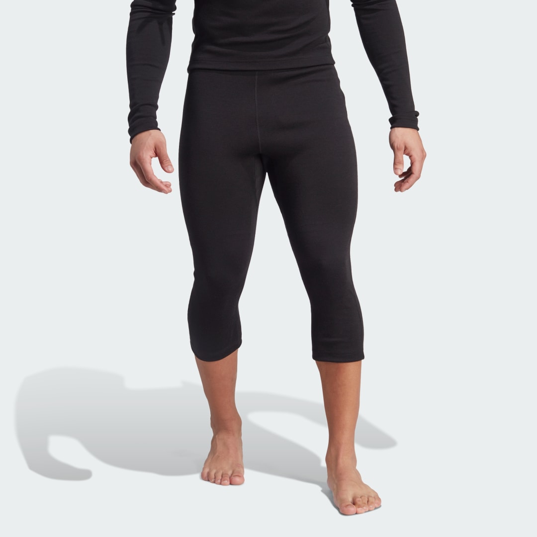 Клинове adidas Originals Terrex Xperior Merino 260 Baselayer 3/4 Черно | HZ8539, 1