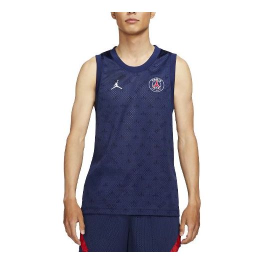 Потник Jordan Jordan x PSG Mesh Breathable Soccer Vest Синьо | DB6479-410, 0