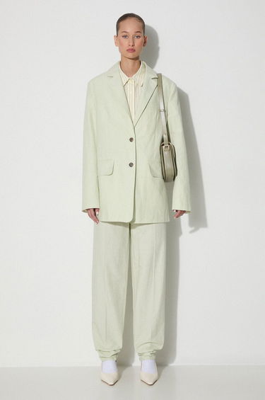 Панталони WOOD WOOD High Waist Trousers Зелено | 12211600.5291, 1