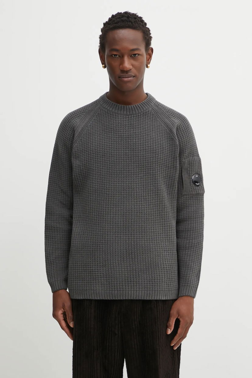 Пуловер C.P. Company C.P. Company Knitted Sweater Сиво | 19CMKN023A005558G