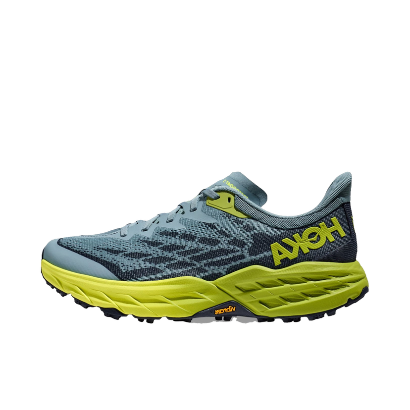 Бягане Hoka One One Speedgoat 5 "Stone Blue Dark Citron" Синьо | 1123157-SBDCT