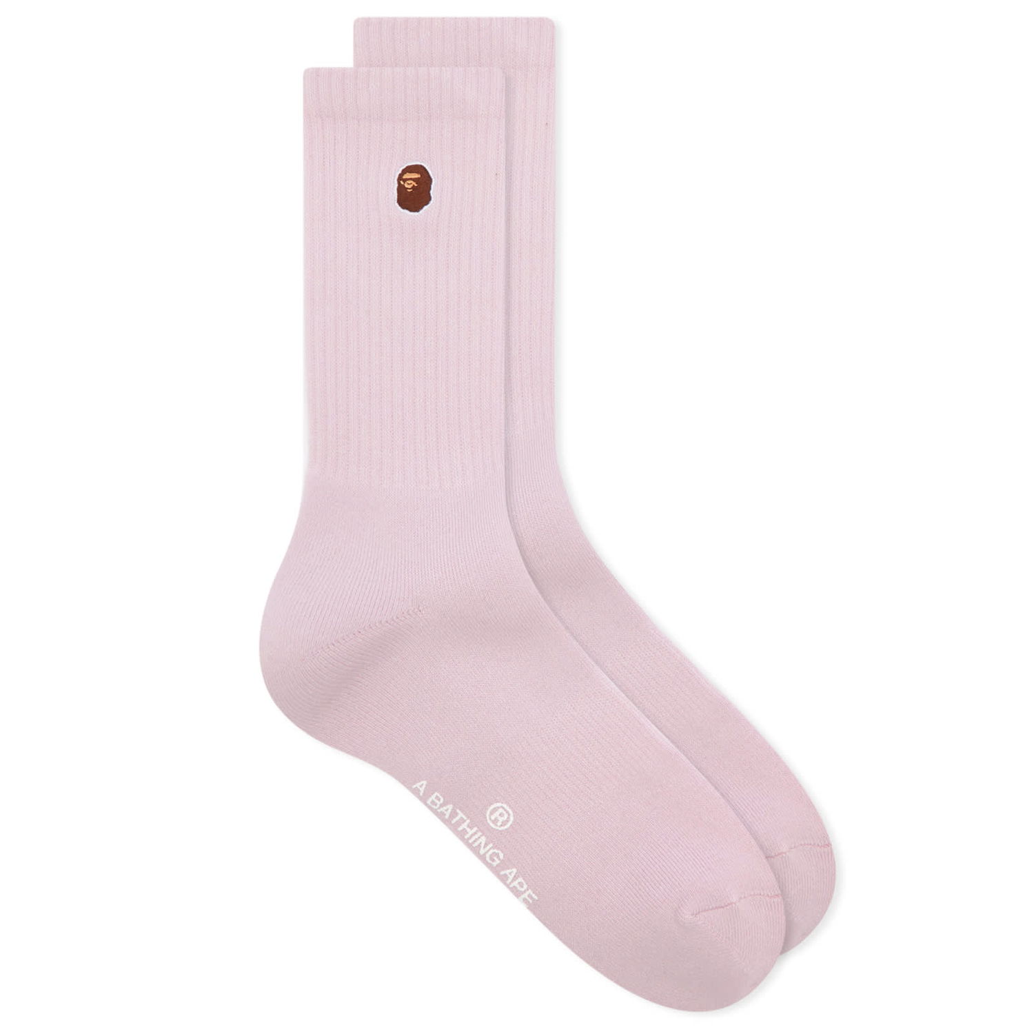 Чорапи BAPE A Bathing Ape Ape Head One Point Socks Розово | 001SOK302001L-PNK, 0