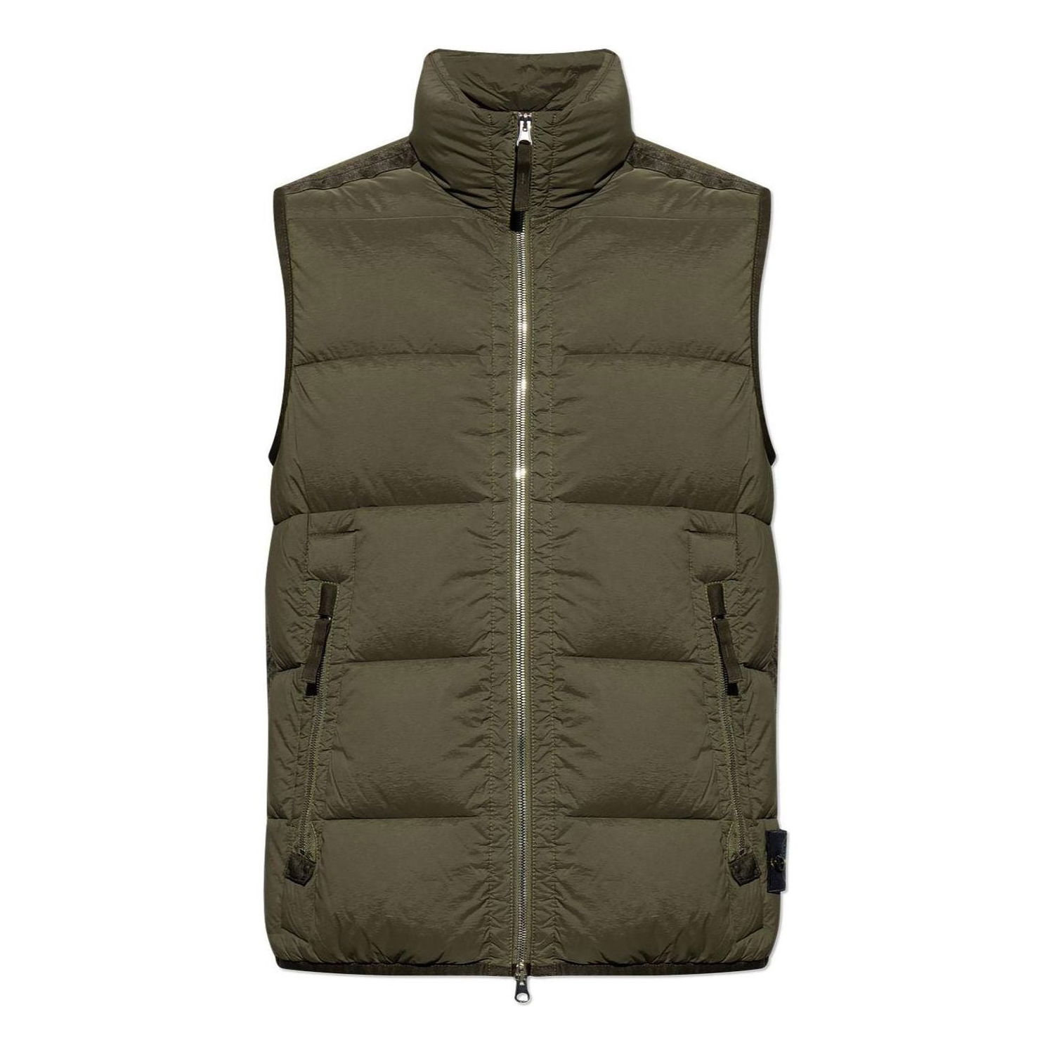 Жилетка Stone Island Logo Patch Puffer Vest Зелено | 7915G1428-V0058, 0