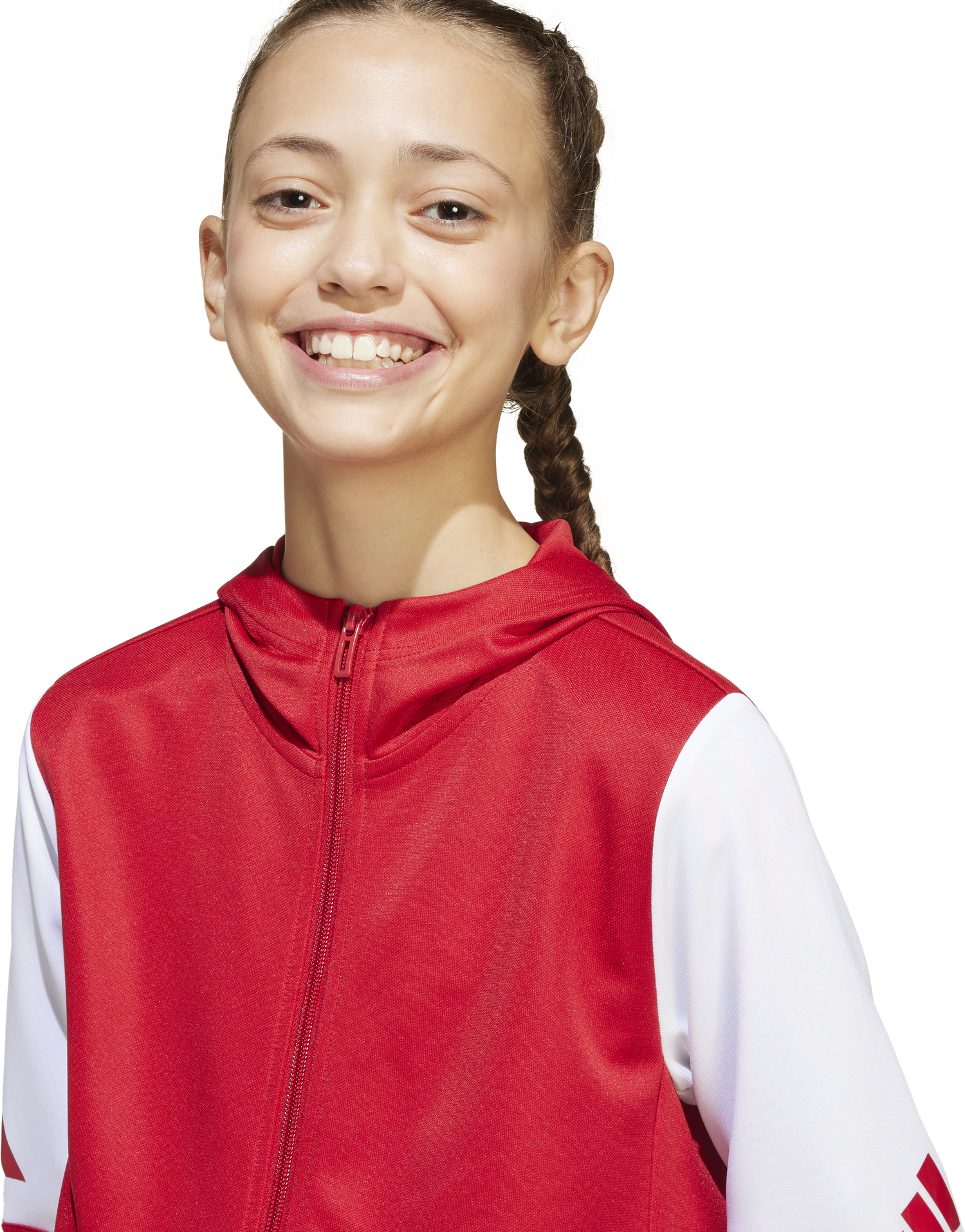 Суитчър adidas Originals SQ25 HOOD Y Hooded Jacket Червено | jd4801, 1