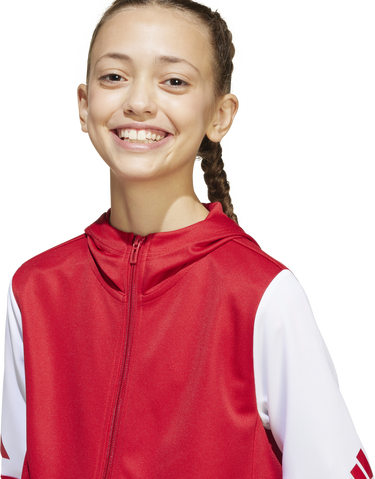 Суитчър adidas Originals SQ25 HOOD Y Hooded Jacket Червено | jd4801, 1