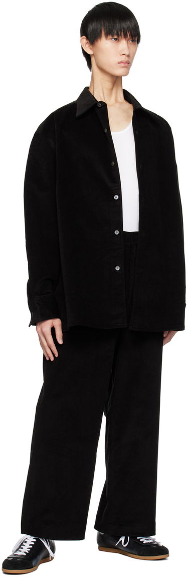 Риза Studio Nicholson Studio Nicholson Rosso Corduroy Overshirt Черно | ROSSO SNM - 1129, 3
