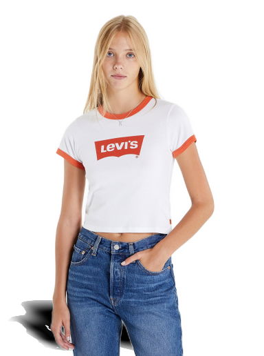 Тениска Levi's Graphic Ringer Mini Tee Бяло | A3523-0004