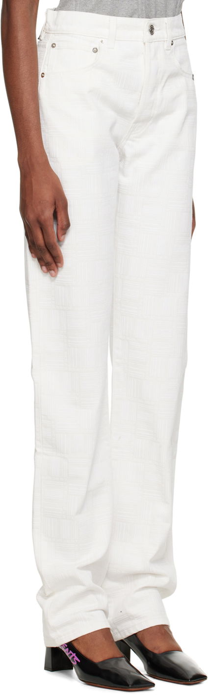 Дънки VETEMENTS Monogram Jeans Бяло | VL14PA300W, 1