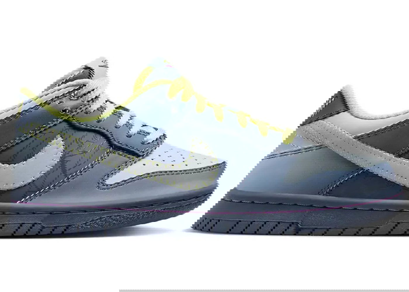 Кецове и обувки Nike Dunk Low Halloween I Am Fearless (GS) Тъмно синьо | FQ8354-491, 0