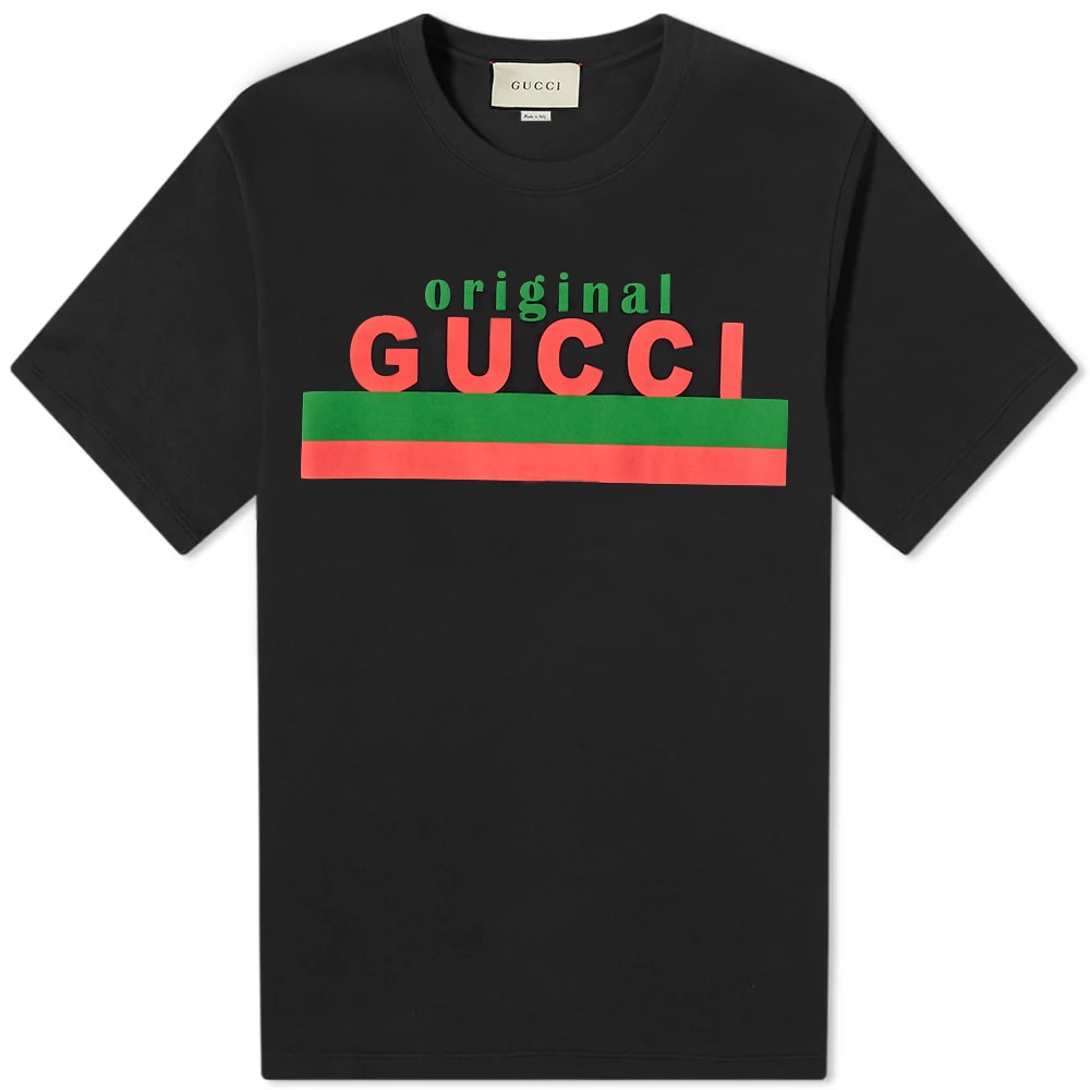 Тениска Gucci Original Tee Черно | 616036-XJCOQ-1082, 0