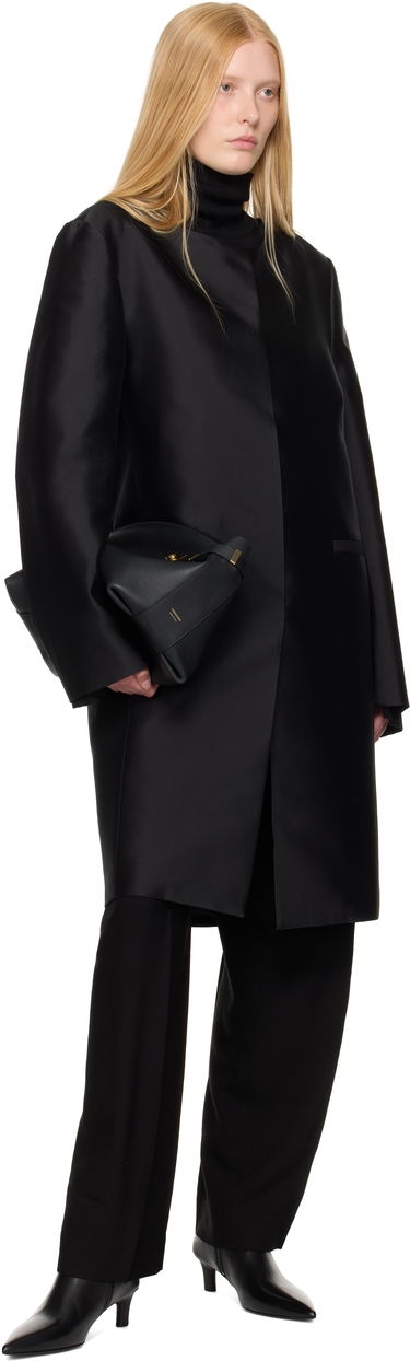 Палта TOTEME TOTEME Collarless Coat Черно | 253-WRO0213-FB0429, 3