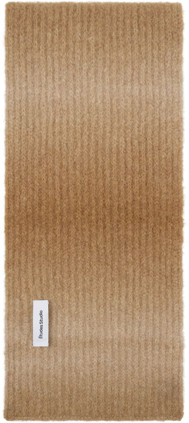 Шал Études Études Alpaca Scarf Кафяво | H24MMACC682-64, 1