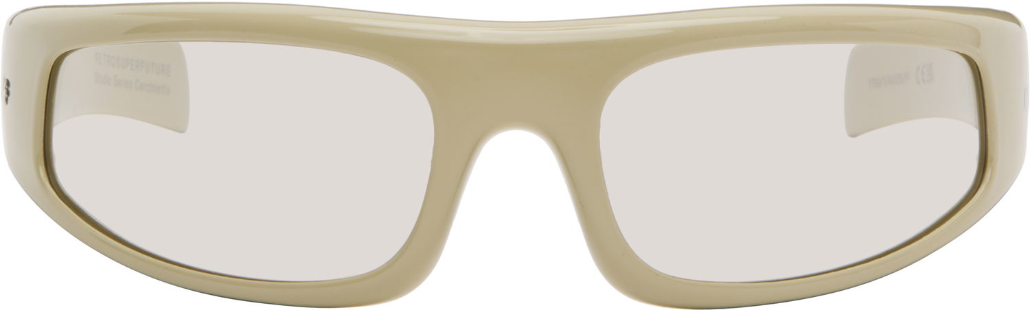 Слънчеви очила RETROSUPERFUTURE RETROSUPERFUTURE Cerchietto Sunglasses Бежово | Cremoso, 0