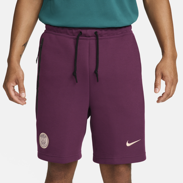 Къси панталони Nike Paris Saint-Germain Sportswear Tech Fleece - Červen Бургунди | FN8481-610, 3