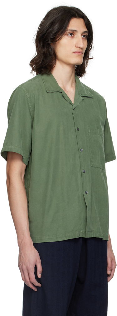 Риза Universal Works Universal Works Camp II Shirt Тъмно синьо | 30269, 4