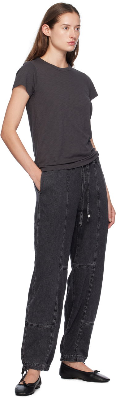 Карго панталони rag & bone Featherweight Jordan Drawstring Jeans Черно | WDD24F2992ITAN, 3