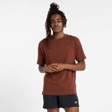 Тениска New Balance T-Shirt Casual Кафяво | NBMT41533ROK, 0