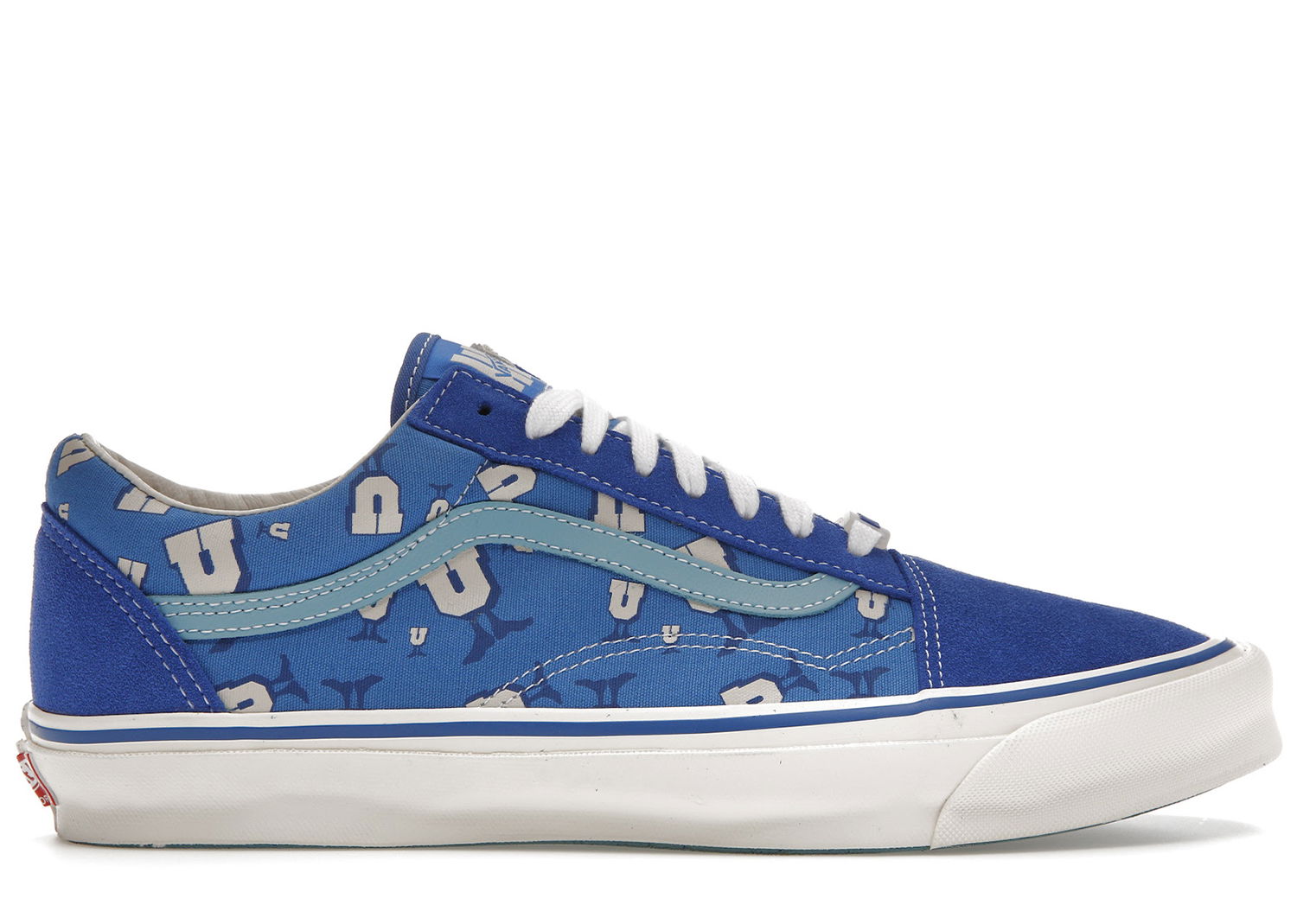 Кецове и обувки Vans Vault OG Old Skool LX Undefeated U-Man Blue Lolite Синьо | VN0A4P3X7AG, 0