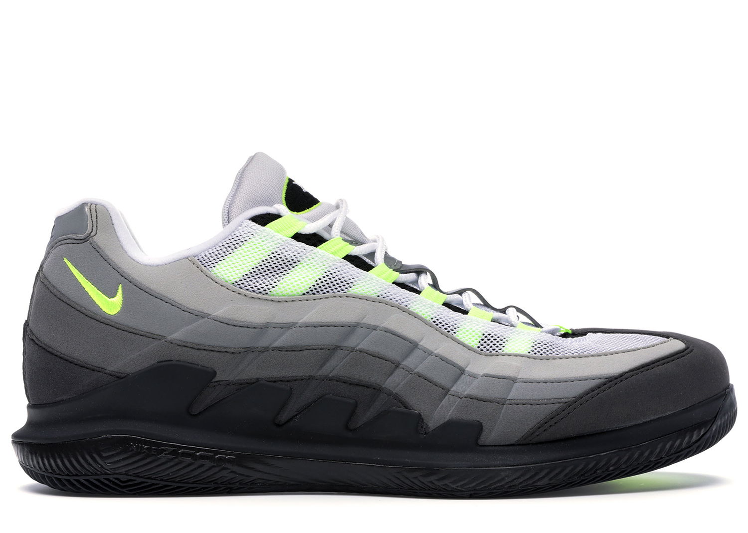 Кецове и обувки Nike Court Vapor RF Air Max 95 Neon Сиво | AO8759-078, 0