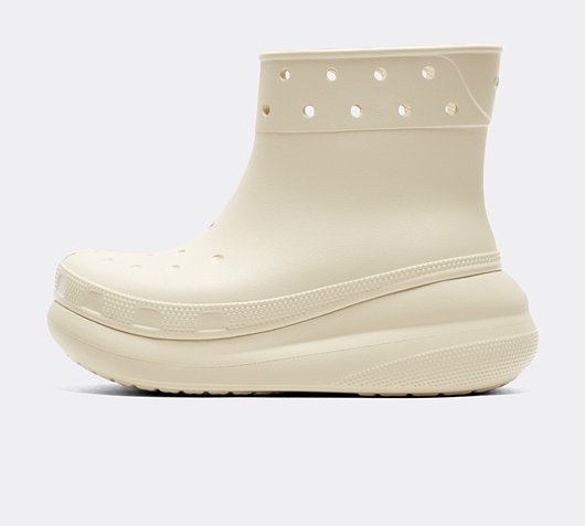Кецове и обувки Crocs Classic Crush Rain Boot w Бежово | 207946-2Y2, 0