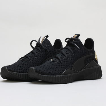 Кецове и обувки Puma Defy Varsity Wn's black - metallic gold Черно | 191148 01, 0