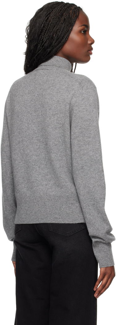 Пуловер TOTEME TOTEME Cropped Turtleneck Sweater Сиво | 244-WRT0405-YA0016, 2